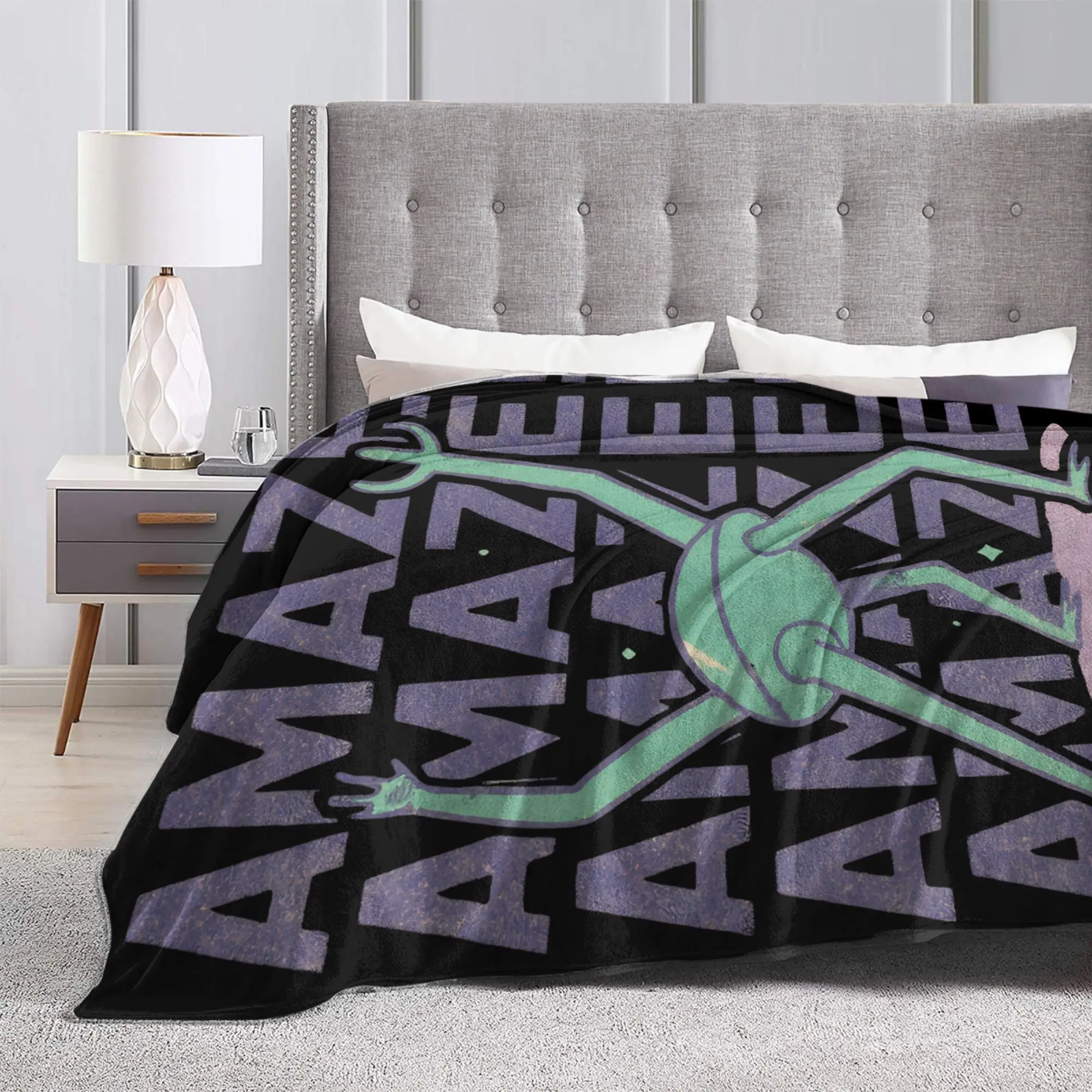 Rockys Amaze! Project Hail Mary Coral Fleece Plush Throw Blankets  Blanket for Bed Car Ultra-Soft Quilt
