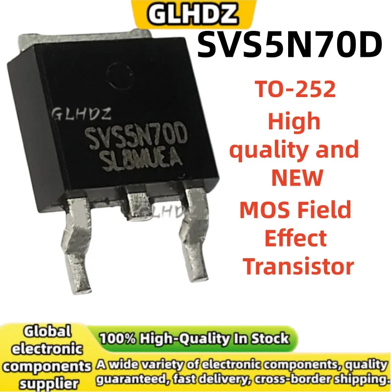 New original 10-20-40Pcs/ SVS5N70D MOS Field Effect Transistor spot goods TO-252