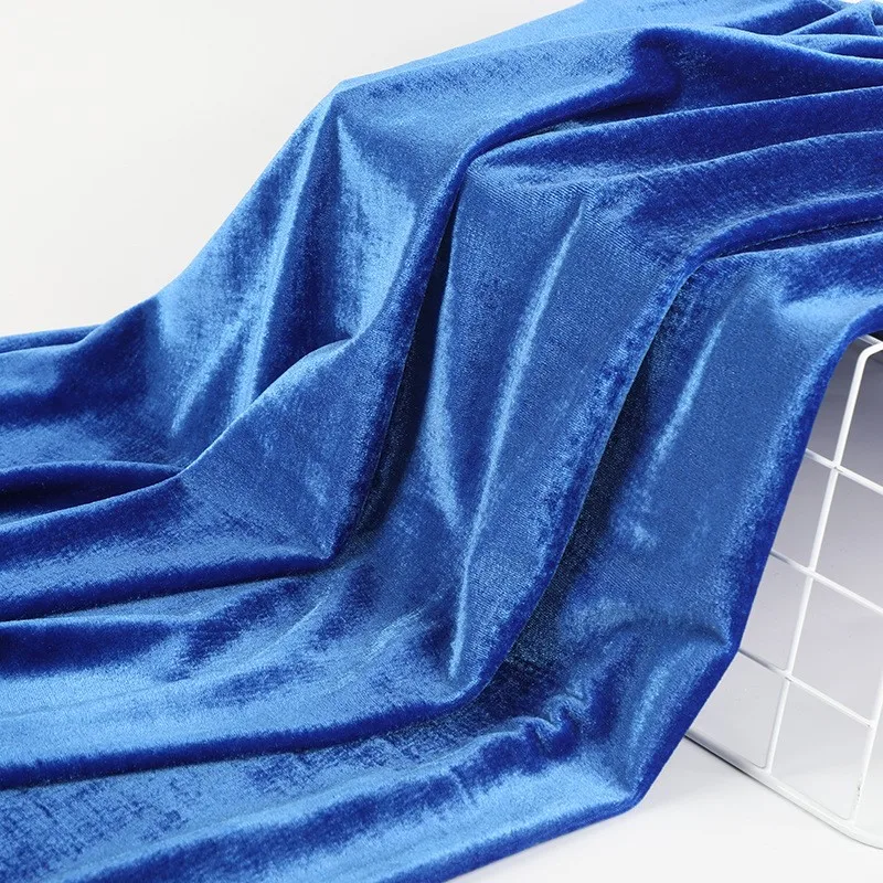 270G مربع الصوف البوليستر الأمونيا قماش مخملي مطاطي لأزياء الخريف والشتاء فستان المرأة