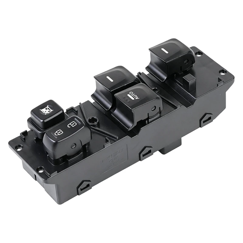M76E Automotive Door Window Control Switches Assembly 93570-2V005, Black Housing Unit for Vehicle Door Repair, Single Interior