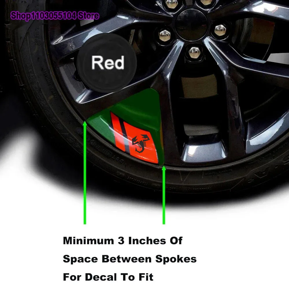 6x عاكس عجلة السيارة حافة الفينيل ملصقات لشركة فيات أبارث 500 500X 500L 500e بونتو برافو أرجو تيو الباندا اكسسوارات #2