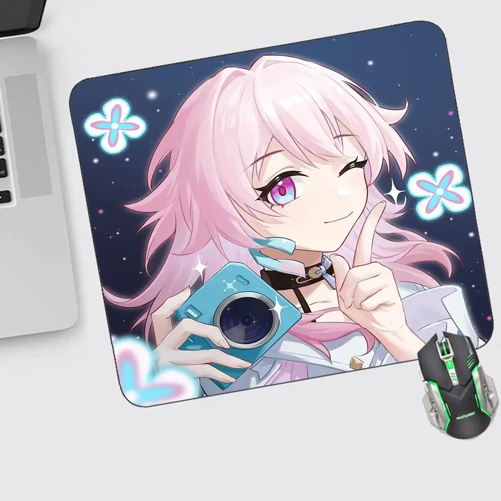 

Honkai Star Rail Mouse Pad Small Gaming Accessories Keyboard Computer Offices Desk Mat Pc Gamer Non-slip Rubber Mousepad