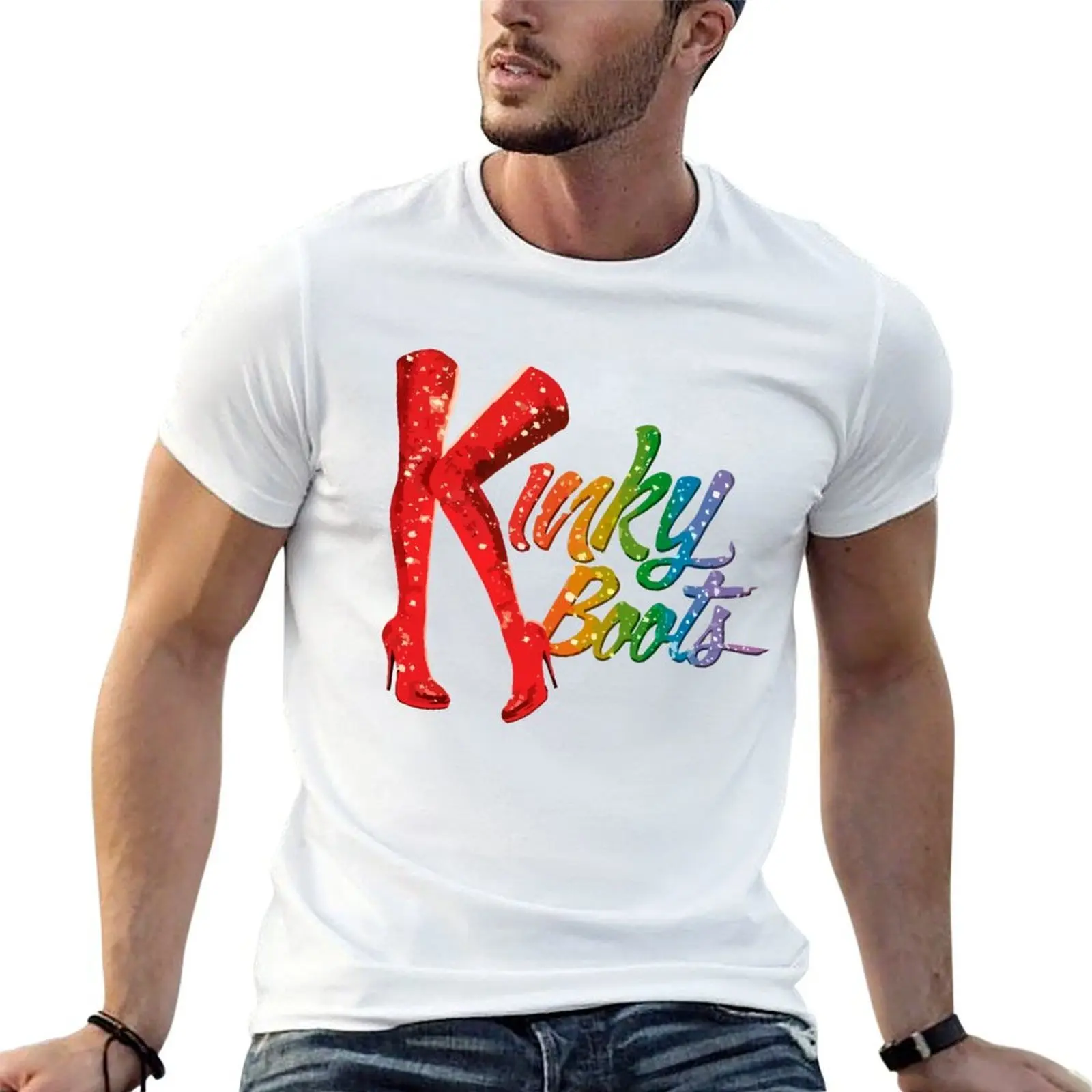 Kinky Boots Pride Logo T-Shirt Personalized t-shirt hippie clothes mens designer t shirt