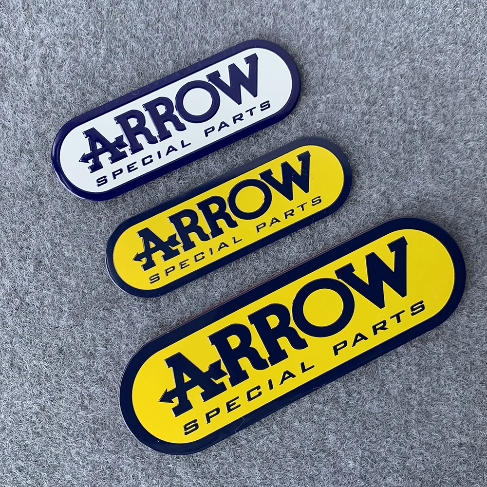 3D Aluminium Hitzebeständige Aufkleber für Motorrad-Auspuffrohre Hochtemperaturbeständige Schalldämpfer-Dekore für Arrow – Detail 6