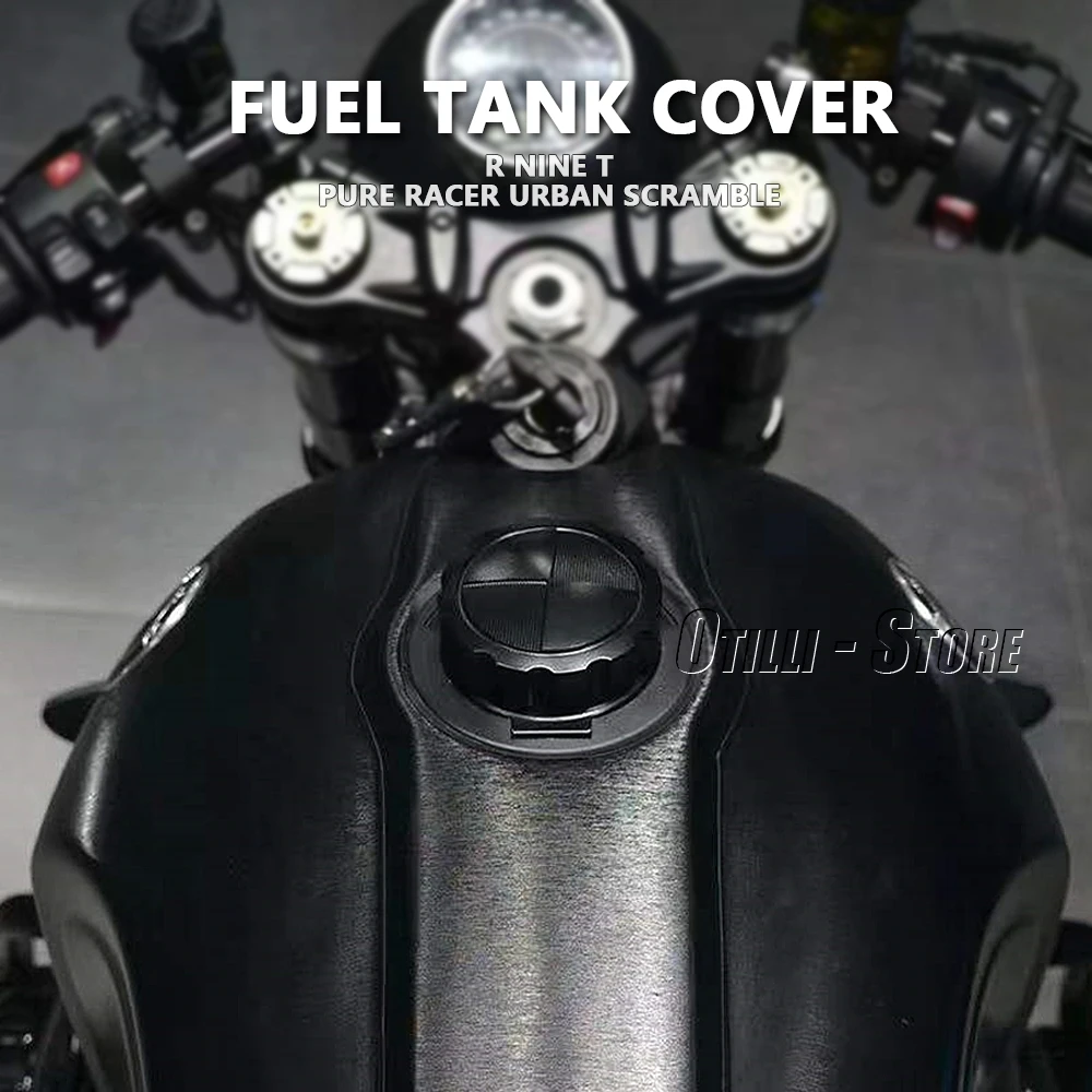 CNC Motorcycle Aluminum Fuel Tank Gas Cap Oil Tank Cover For BMW RNINET Urban G / S R nineT Racer R NINE T Pure Scramble R9T