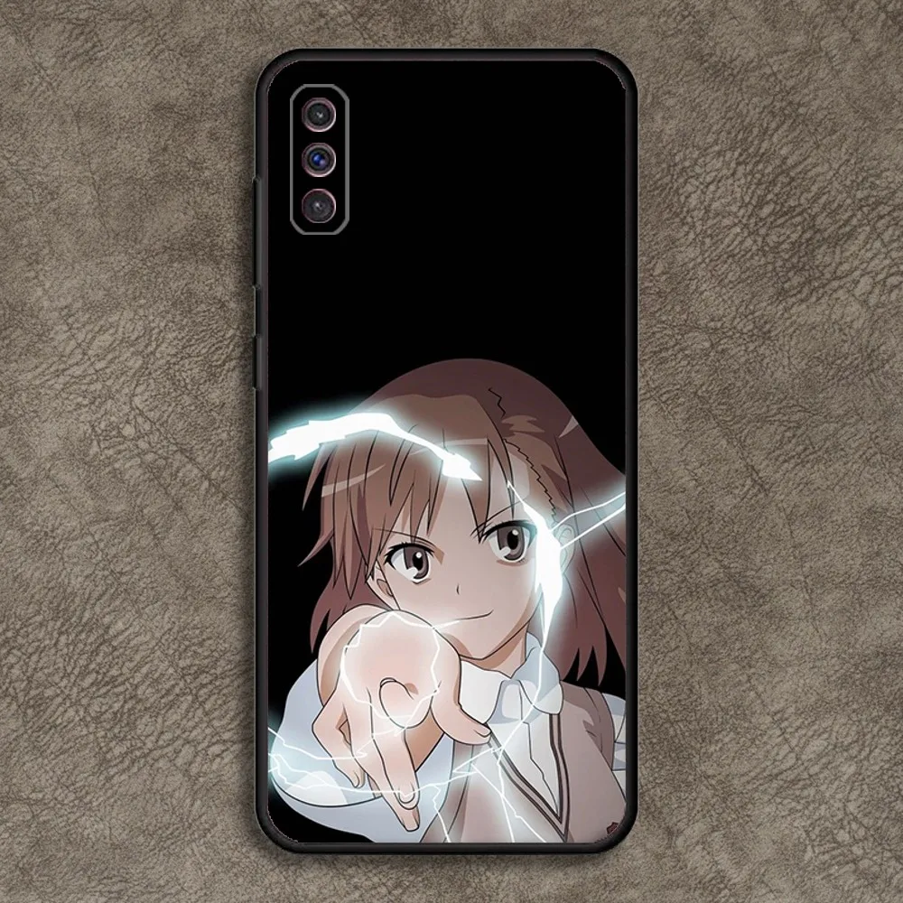 A Certain Scientific Railgun Phone Case for SamsungA 91,80,73,72,71,70,53,52,51,42,41,40,32,31,30,22,21,20,13 S Soft Black Case