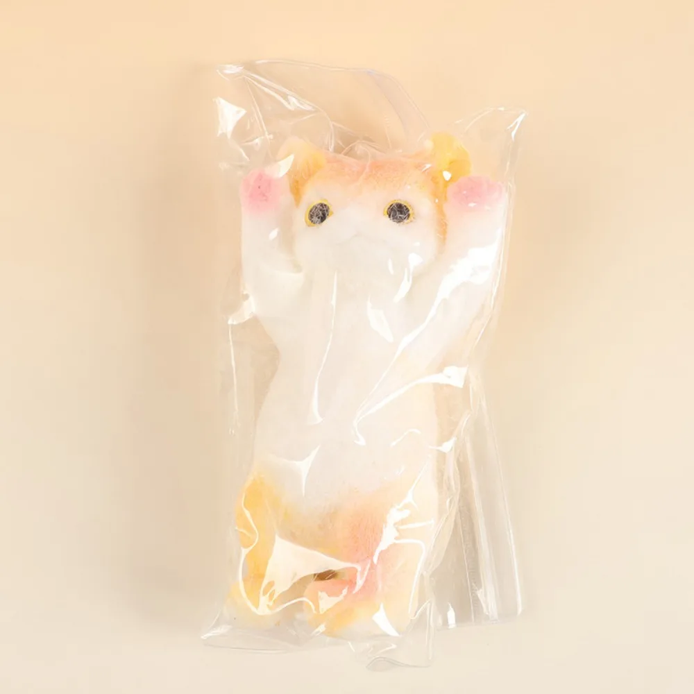 

Милая кукла-кошка с медленным отскоком, сжимаемая игрушка, мультяшная красочная имитация кошки, сжимаемые игрушки, мягкая мини-игрушка-кошка, офисная игрушка