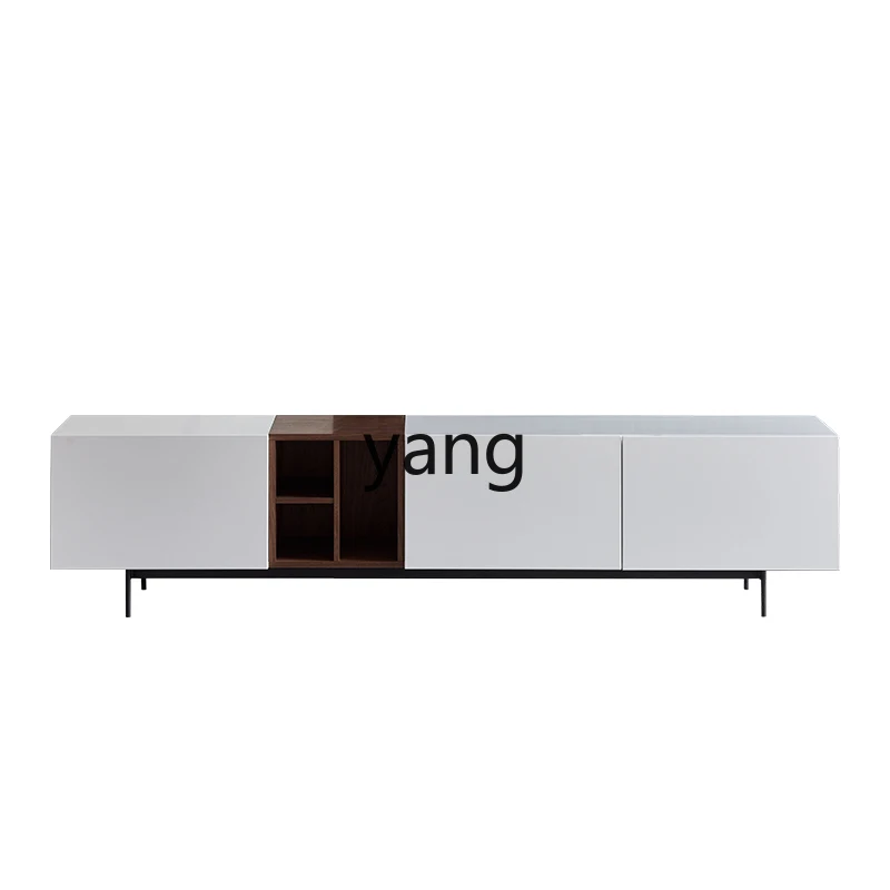 

LTT Italian TV cabinet Modern simple Nordic TV cabinet Small apartment living room coffee table combination