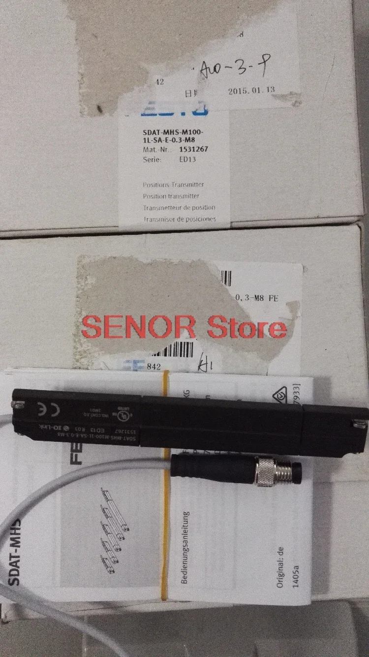 Position transmitter SDAT-MHS-M100-1L-SA-E-0.3-M8 The new package has been opened