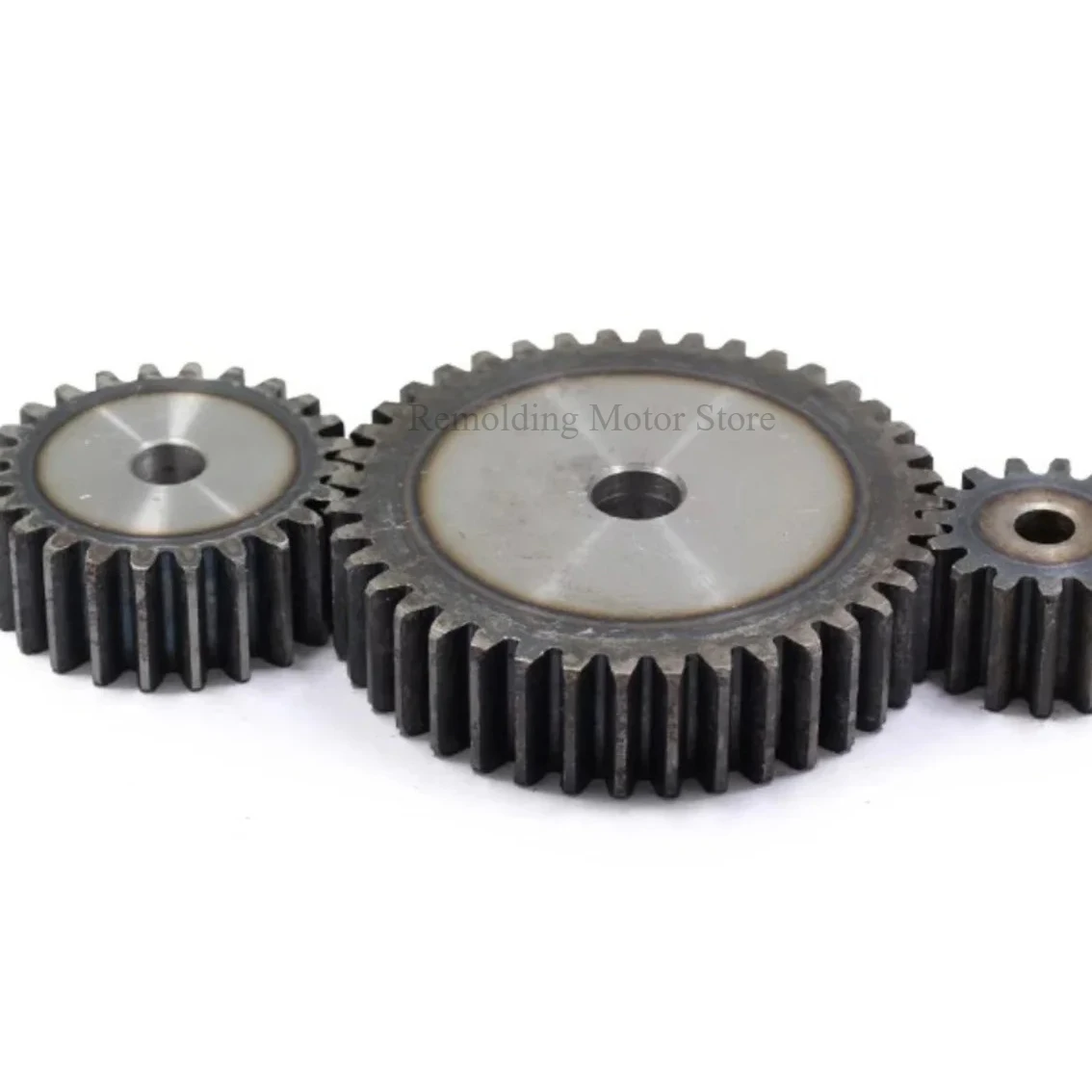 M2 45# Steel Cylindrical Gear 10T/11T/12T/13T/14T/15T/16T/17T/18T/19T/20T/21T/22T/23T/24T/25T Metal Pinion  Chain Pitch 6.28mm