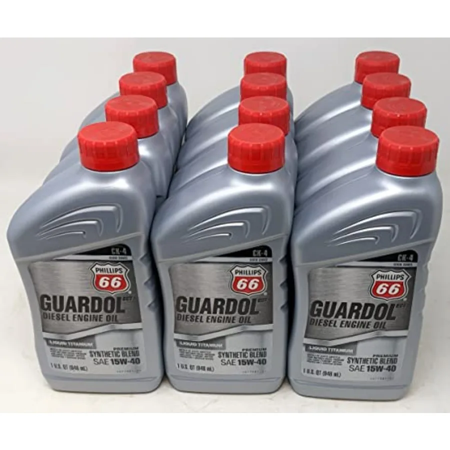 15W40 Guardol زيت الديزل كوارت 1077867 للمحركات الثقيلة في الظروف الصلبة استقرار درجة الحرارة العالية وارتداء ممتاز #1