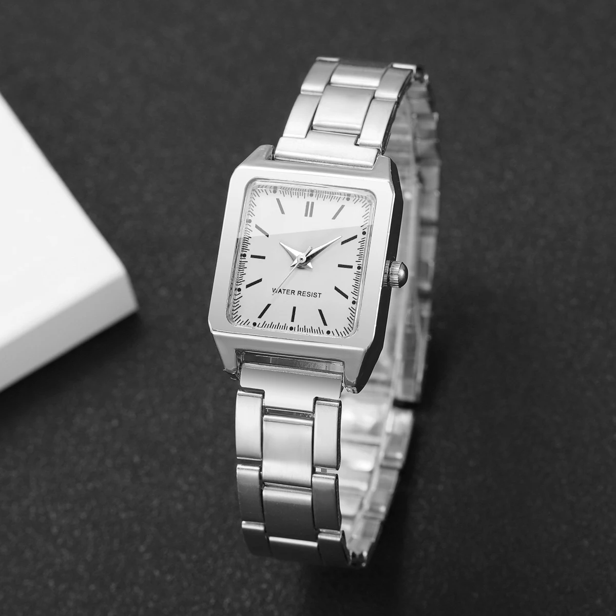 1/2PCS Fashion Women Quartz Wristwatches Square Dial Ladies Watch Girls Clock Reloj Mujer（Without Box） image 5
