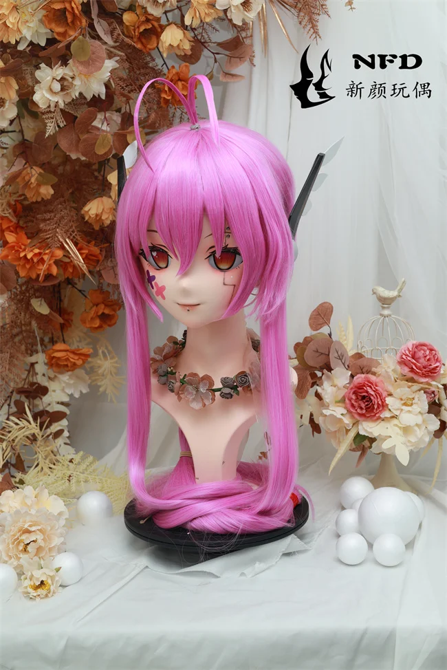 Kigurumi 리피터 NFD 풀 헤드 잠금 장치 포함 코스프레 헤드 쉘 소품 의상 애니메이션 게임