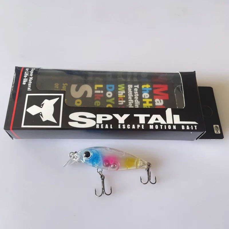 JACKALL Imported Japanese Subtle Stream Minolua Fake Bait Luofeimakou Top Mouth Sea Bass Rainbow Trout Red Eyes Small Bait 9003