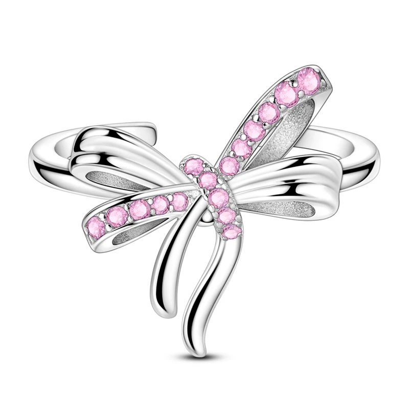 2026 New 925 Sterling Silver Luxury bow ring For Women Fashion Exquisite Birthday Anniversary Jewelry Gifts