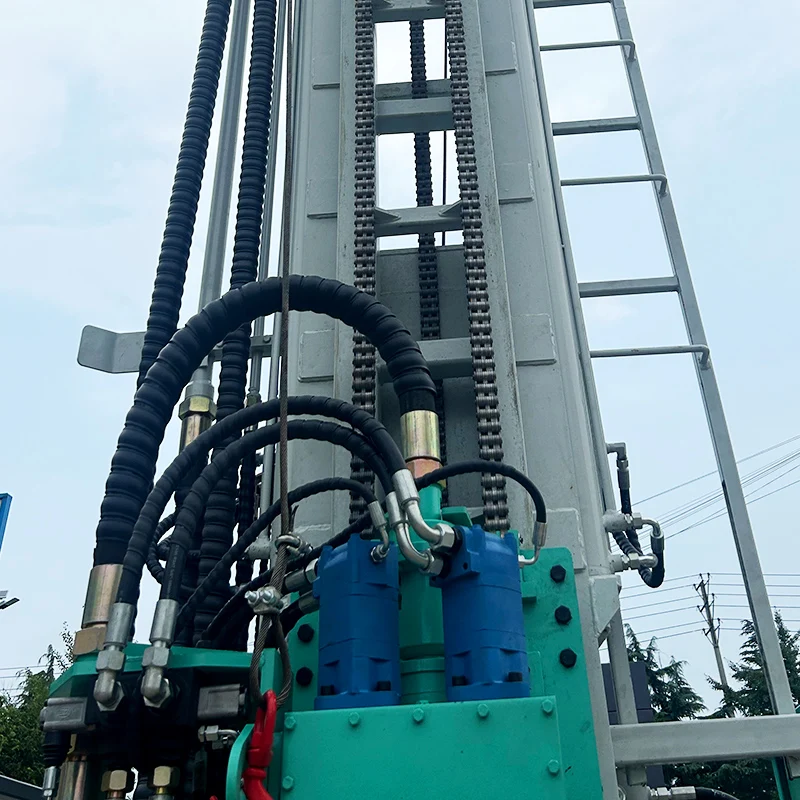 

Truck-Mounted Hydraulic 350m/600m Borehole Water Well Drilling Rig Machine Gearbox Bearing Pump Engine Motor for Mine Drilling