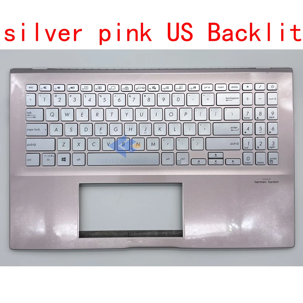 

Клавиатура для ноутбука с подсветкой XIN-Russian-US для Asus Vivobook S15 S532 S532F S532FA с корпусом C