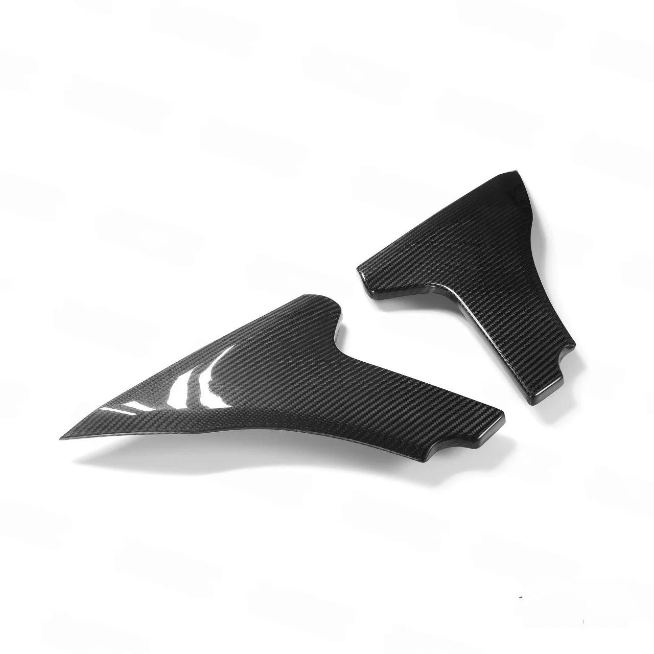 3K Twill Glossy Carbon Fiber Side Spoiler Fit for 2025 for Harley Touring Street Glide Ultra FLHXU Motorcycles Accessories