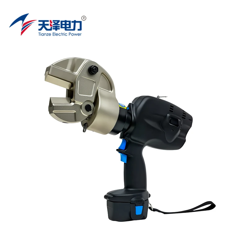 Portable Tianze Electric Power Steel Bar Cutter Hydraulic Rebar Shear Reinforcing Steel Bar Electric Cutting Tools AC 220V 14.4V