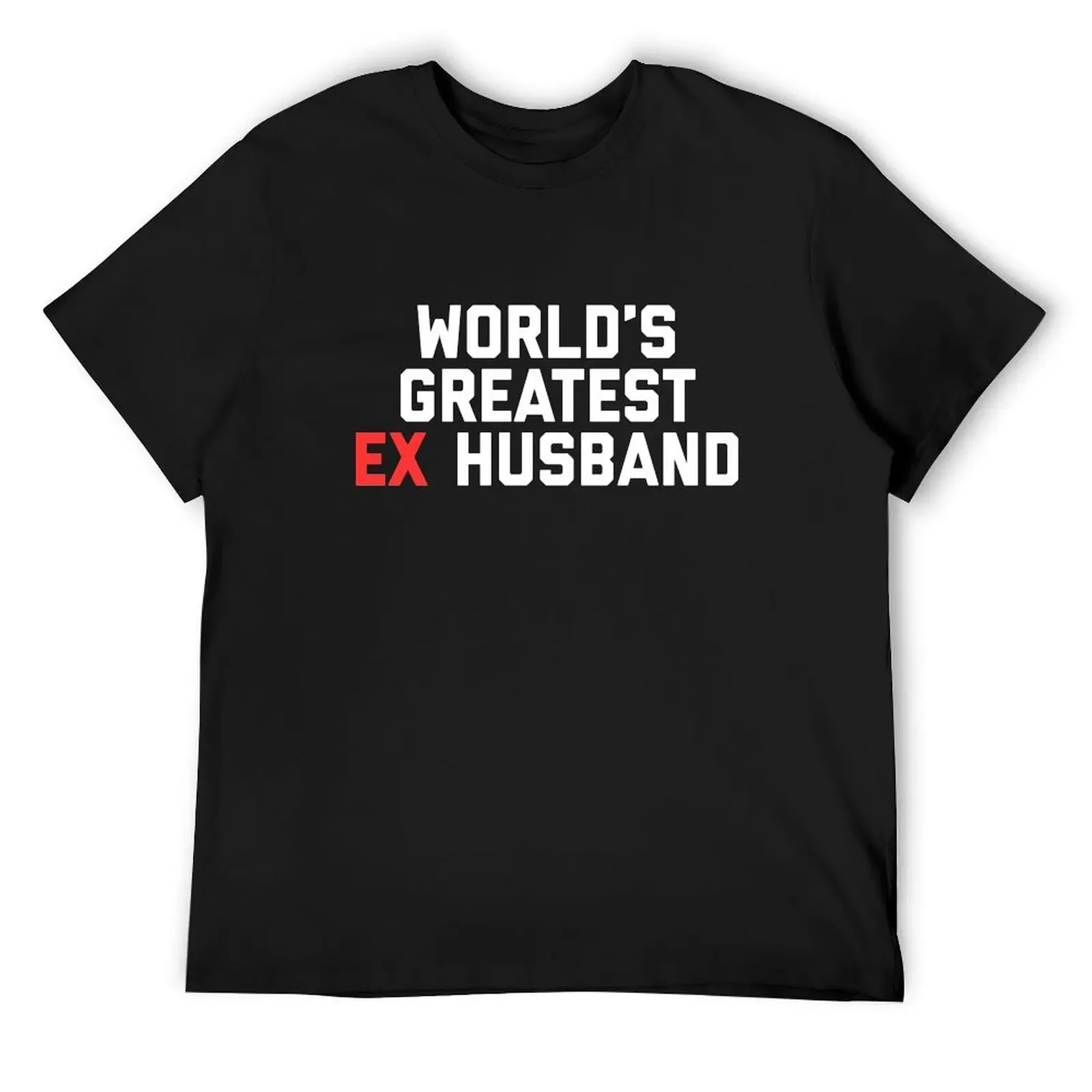 World's Greatest Ex Husband T-Shirt sublime graphic tee shirt boys animal print tshirts for men