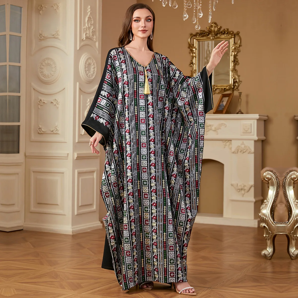 

Middle East Turkey Kaftan Eid Djellaba Women Muslim Dress Embroidery Kebaya Caftan Marocain Femme Robe Islam Jalabiya Vestidos