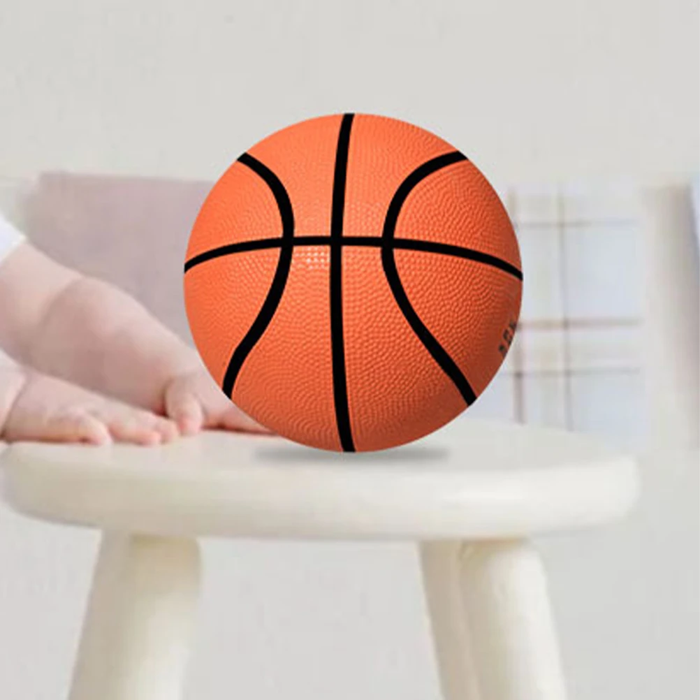 

2 pcs Inflatable Mini Basketball For Kids Educational 13Cm Rubber Ball Enhances Coordination Finger Strength