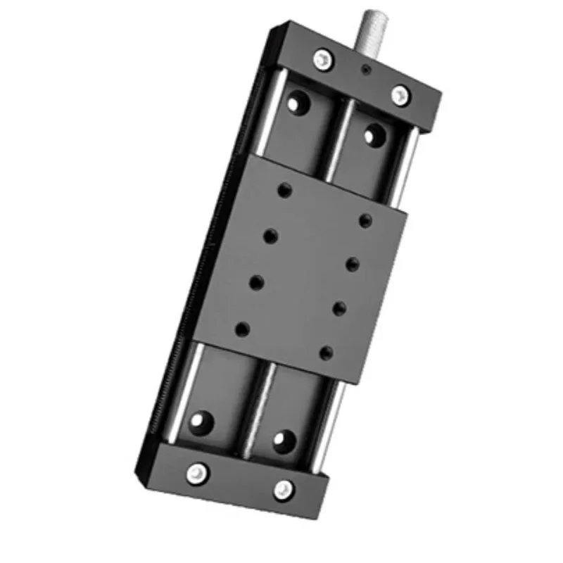 X-Axis Manual Linear Translation Stage 60x60mm Base 60mm Travel Aluminum Slide Table 304 Stainless Steel Lead Screw