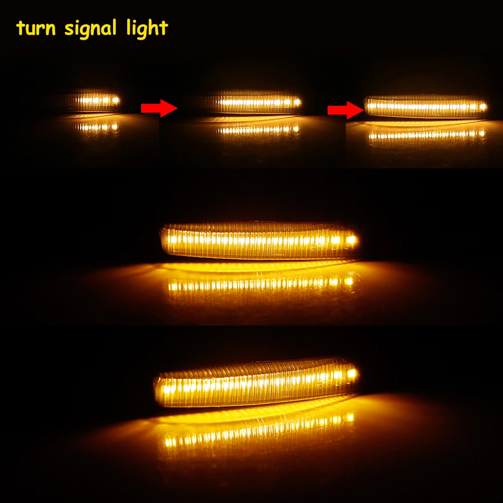 2PCS Sequential LED Side Mirror Blinker Signal Light For Grand Caravan Town & Country - view 4