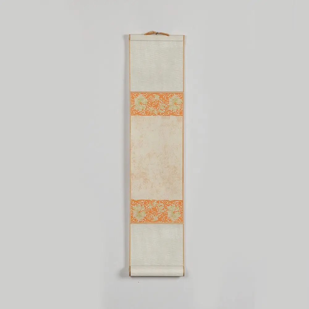 Painting Drawing Paper Vintage Rice Paper Scroll Self-made Gifts Blank Hanging Scroll Mini Blank Trumpet Scroll Handcrafts