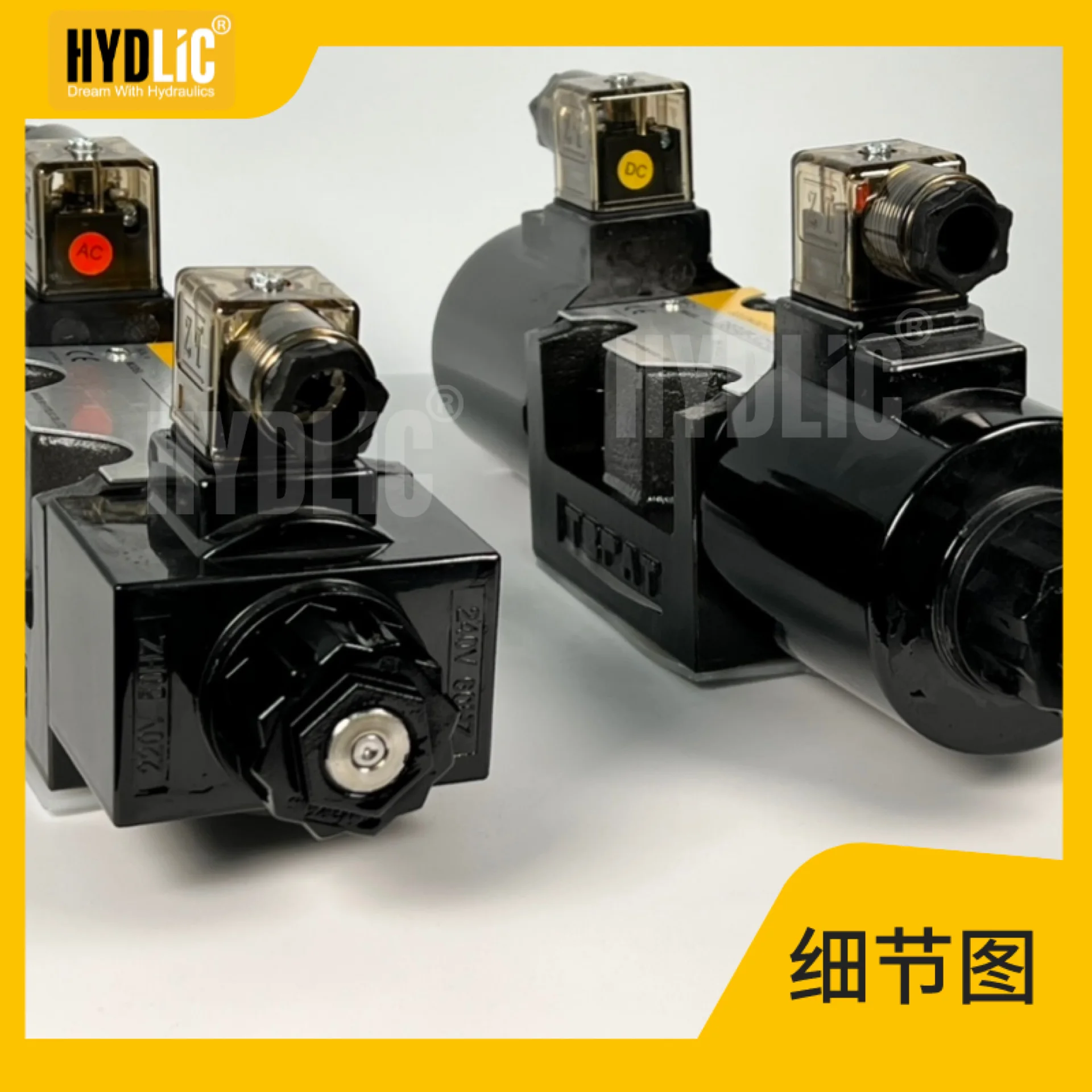 DSG-03-3C2 Hydraulic Solenoid Valve 3C3/4/60/2B2/2B3B voltage AC220V DC24V 110V 12V Directional Valve