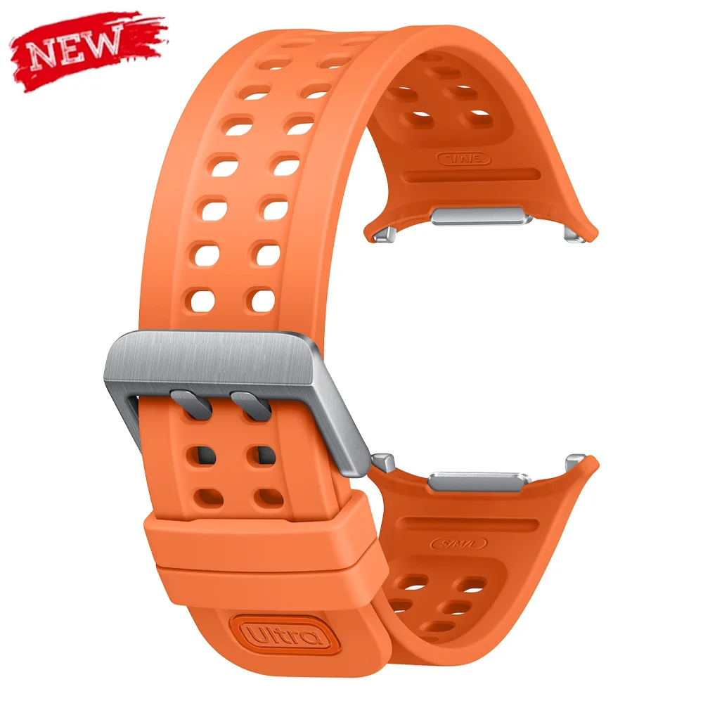 Offizielles Silikon-Sportarmband für Samsung Galaxy Watch Ultra2 47mm 2026 Armband für Galaxy Watch Ultra 2025 47mm Handgelenksband