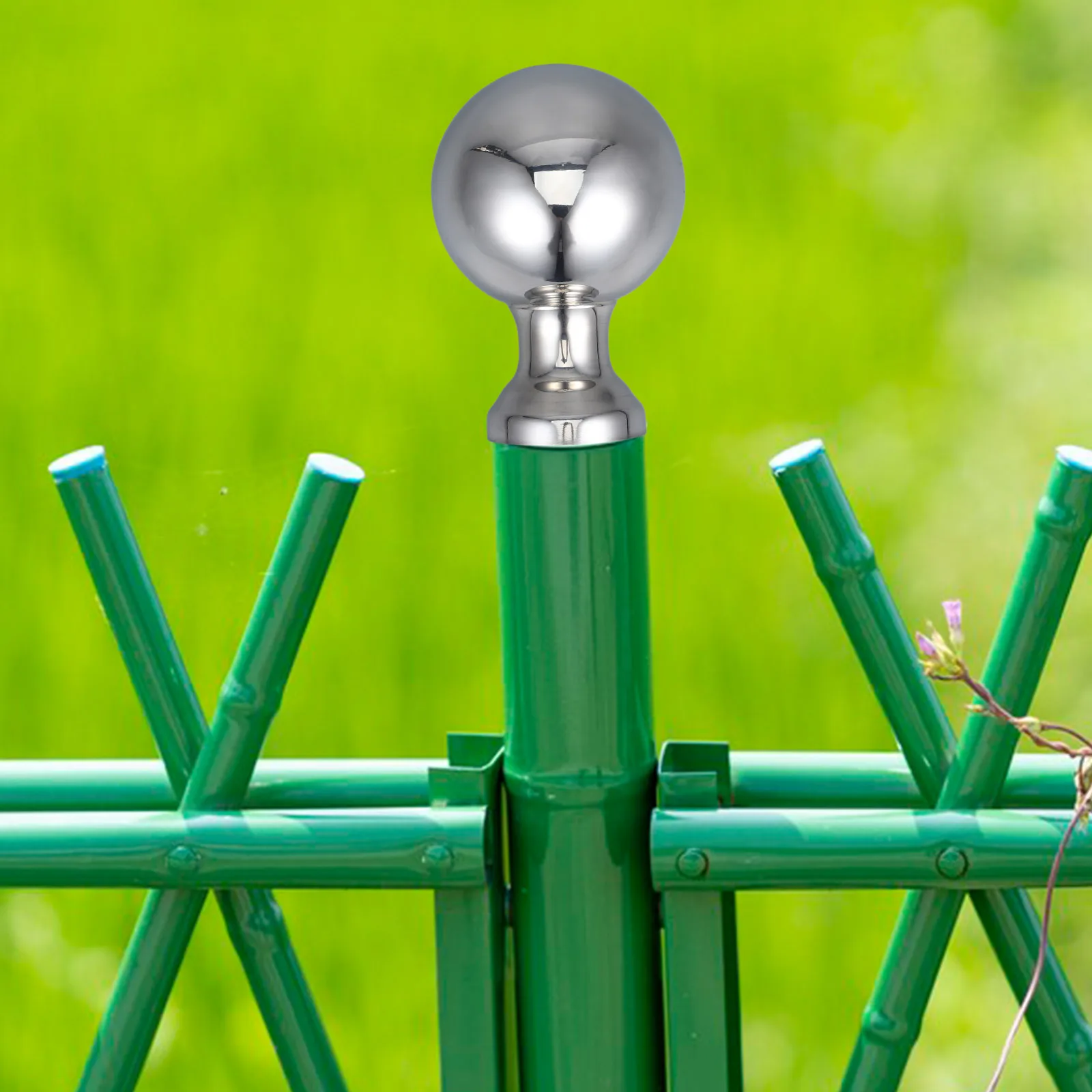 

Stainless Steel Handrail Post Seamless Castlike Ball Design Tear-Resistant Outdoor Flagpole Finial Stair Railing Deck Rail Hand