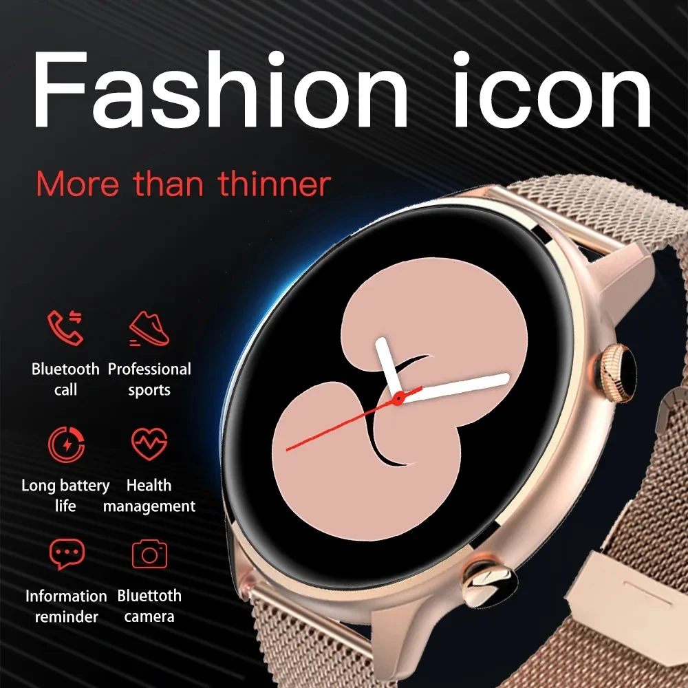 2022 New Woman Smart Watch With Make Calls Men Women Smartwatch Blood Pressure Sports Fitness Tracke For Android Samsung Apple