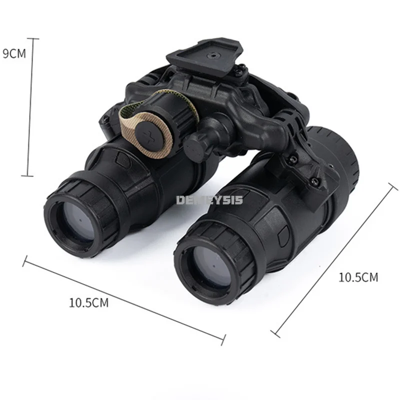 Tactical Helmet NVG Dummy Model No Function DTNVS Night Vision Goggles Model Folding Dummy Binocular for Cosplay Hunting Helmet view 2