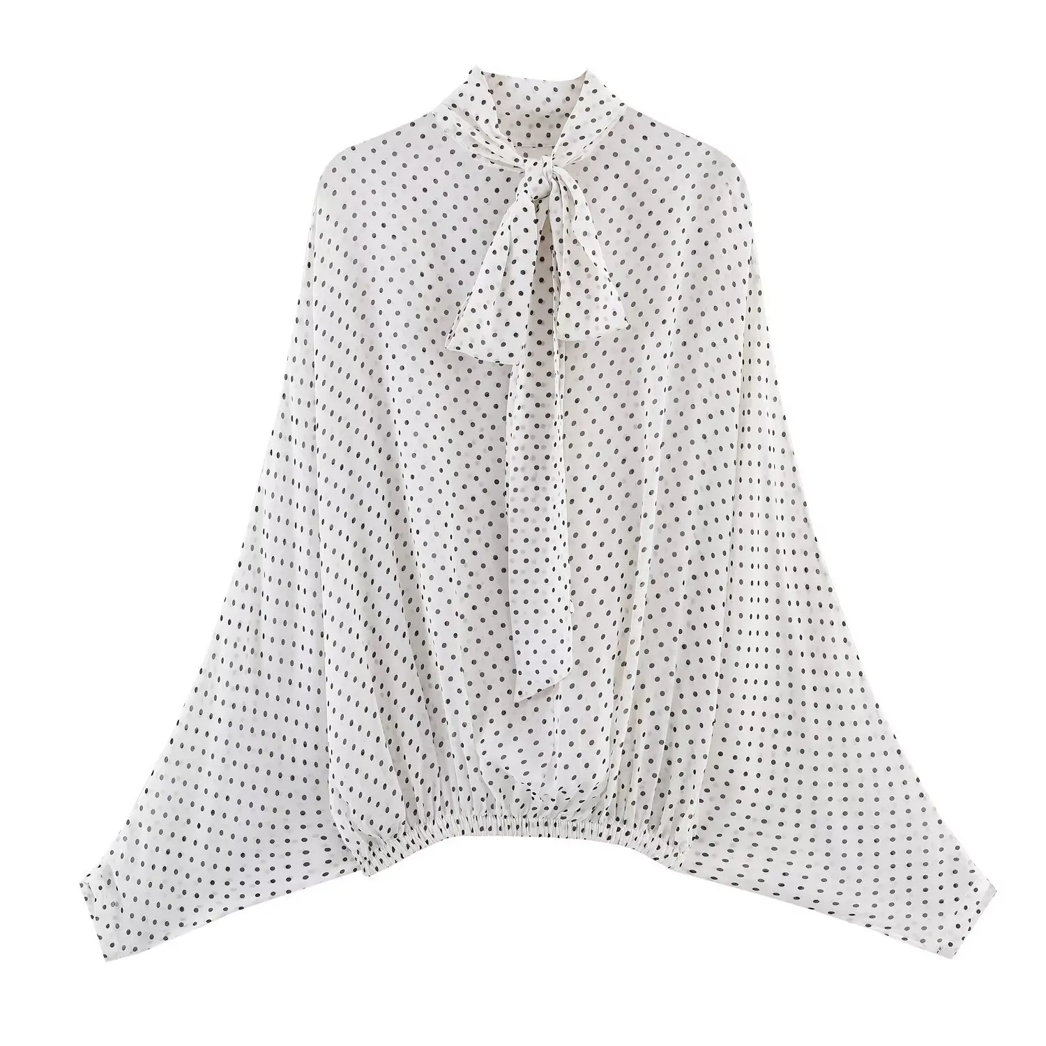 Polka Dot Gedrukt Midi Rokken Tweedelige Sets voor Vrouwen 2025 Zomer Chic Strik Gebonden Blouse Top Suits Vrouw 2-delige Outfits