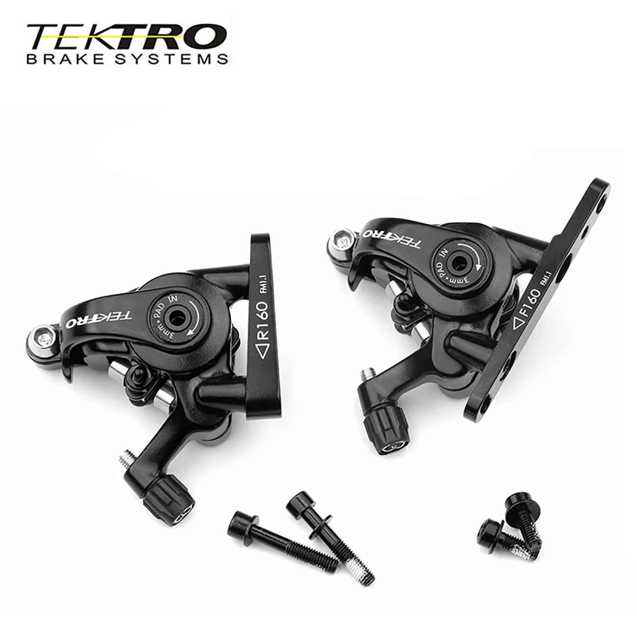 

Tektro Road Bike Disc Brakes MDC550 Bilateral Mechanical Cable Pull Front and Rear Disc Brakes Bicycle Caliper Conversion kits