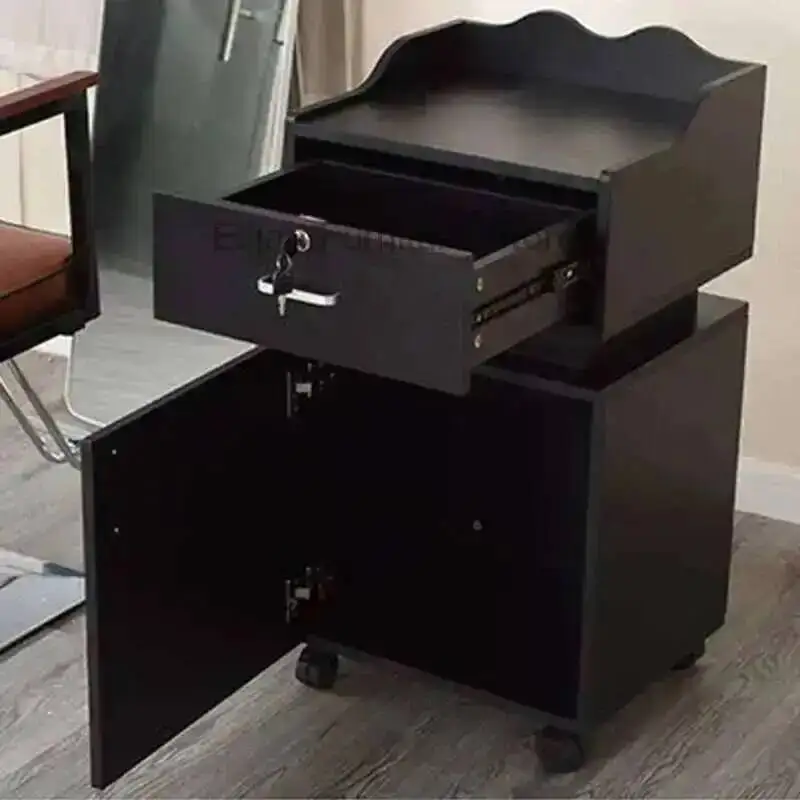 Trolleys Rolling Wheels Utility Trolley Cart Hairdressing Hairdressers Salon Auxiliary Storage Cosmetic Medical Cabinet Lashista