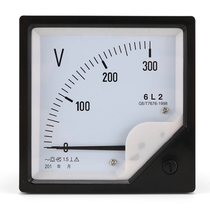 6L2 Voltmeter Pointer Type Voltage Meter Mechanical Header