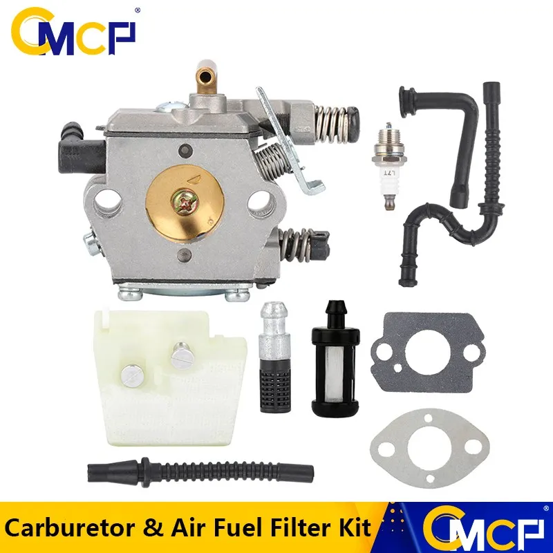 

CMCP Carburetor & Air Fuel Filter Kit Replace for Walbro WT-194 WT-194-1 for Stihl 024 026 MS240 MS260 024AV Chainsaw Gasket