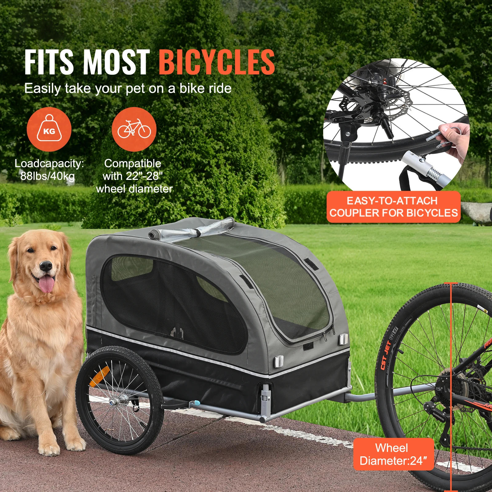 عربة دراجة للكلاب من سوس باي ب - مراجعة Travel Accessories In Store وسعره