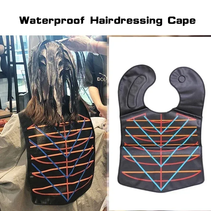 1PC Waterproof Hairdressing Cape Antistatic Adjustable Neck Closure Salon Home Haircut Hair Coloring Barber Stylist Tool