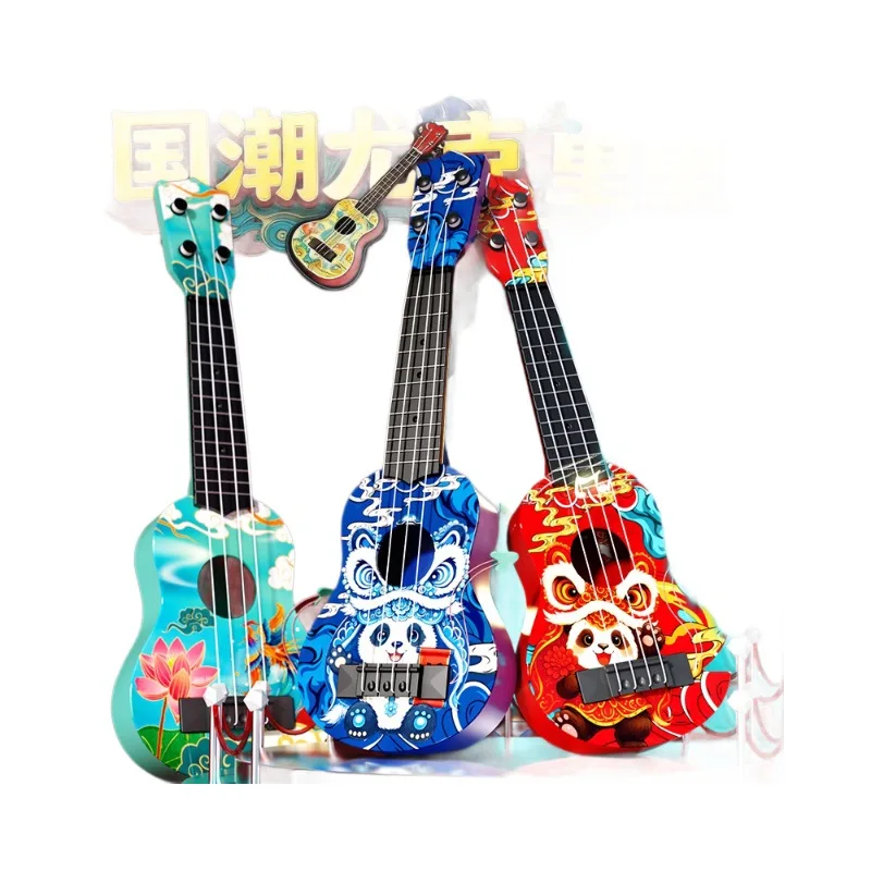Ukelele para niños, guitarra principiante, instrumento Musical de estilo chino, venta al por mayor, 44cm