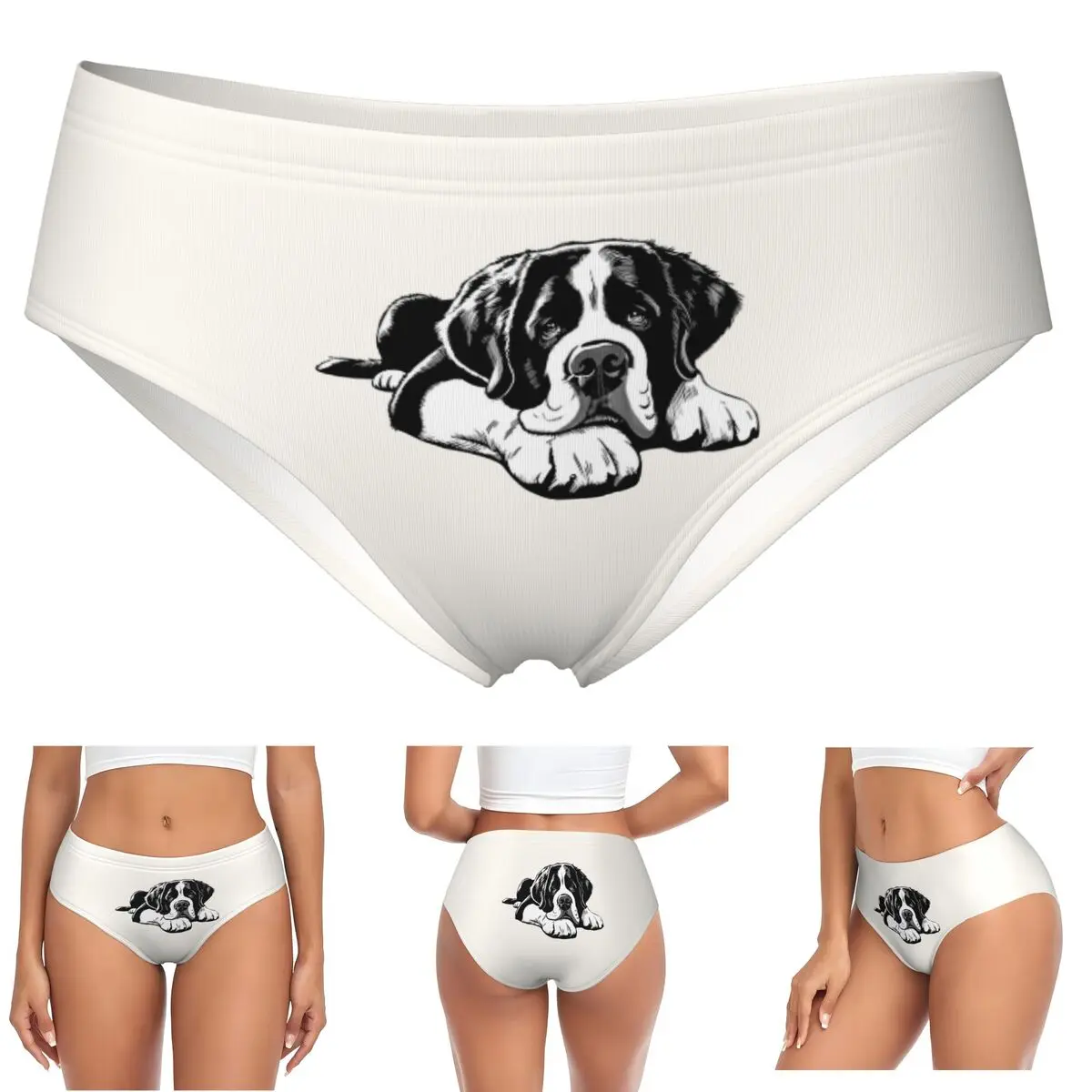 

Трусики Saint Bernard на заказ, женские удобные трусы, нижнее белье, дышащие женские трусы