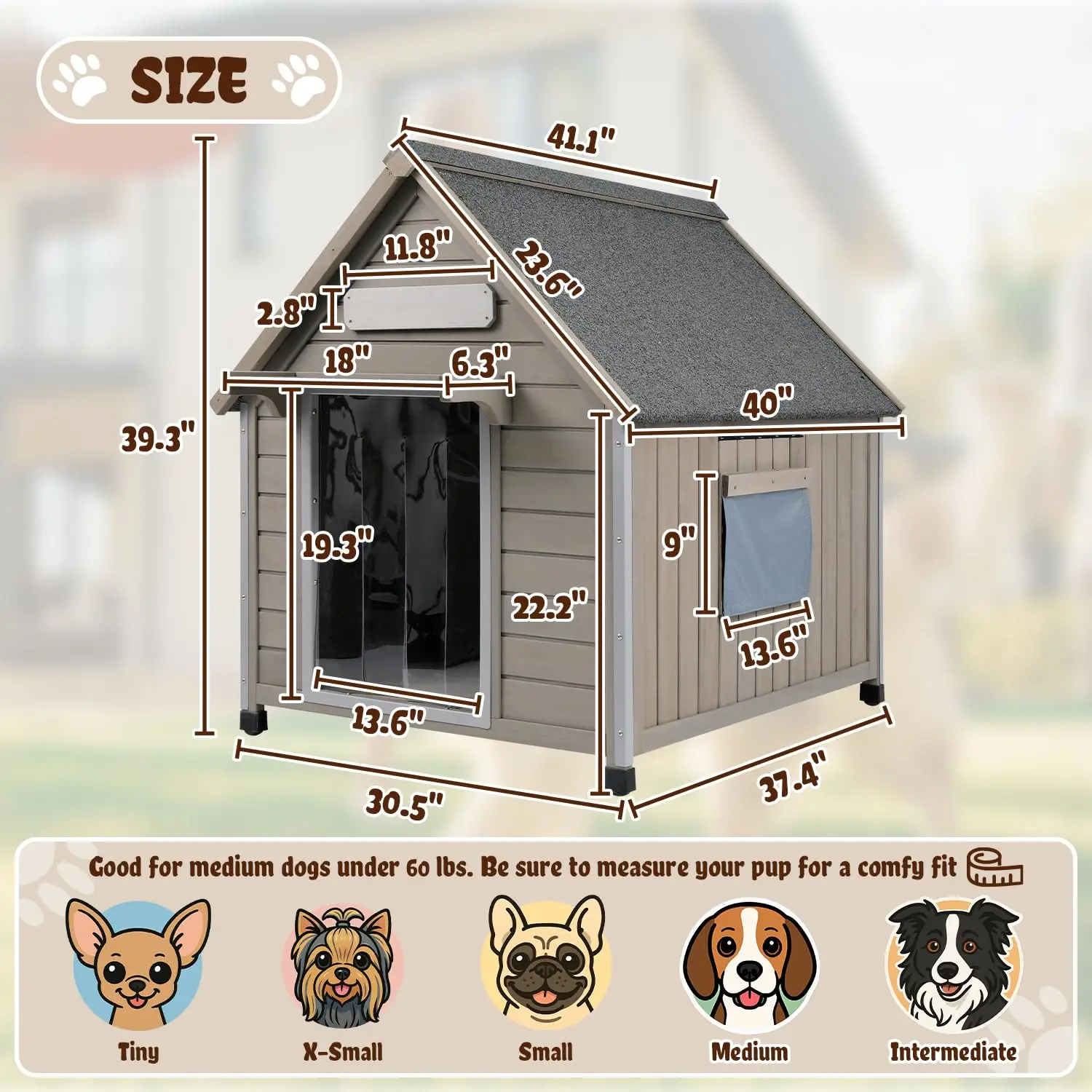 Thumbnail 3 - #4 Latest Outdoor Dog Houses Offers