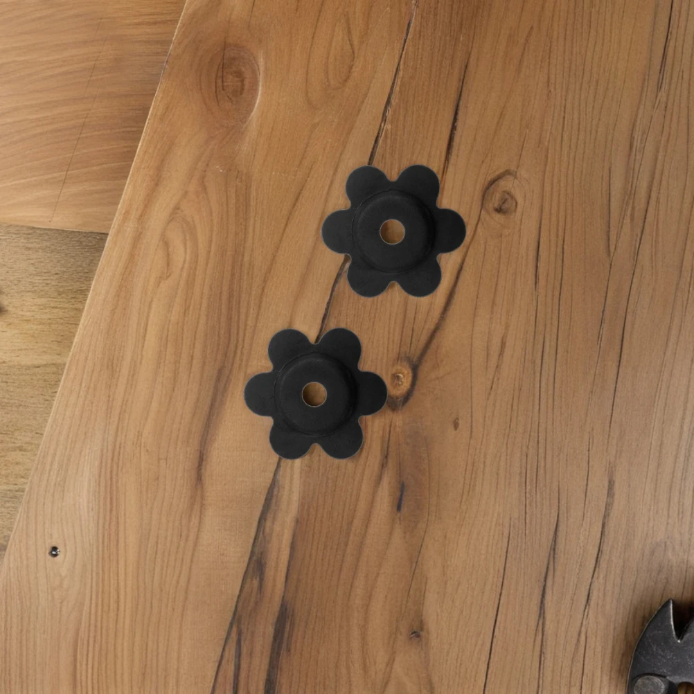 

10Pcs Garden Flag Rubber Stoppers Plum Flower Shaped Windproof Clips Outdoor Pole Stand Yard Decoration Secure Accessories