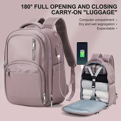 Large Air Travel Backpack Women's Outdoor Hiking Backpack Waterproof Casual Laptop Portable School Gift Backpack Hand Luggage