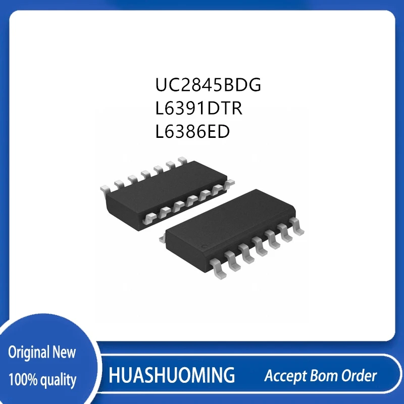 10Pcs/Lot  UC2845D UC2845DG UC2845BDG  L6391DTR  L6391D 6391 L6391 L6386D 6386 L6386ED SOP14