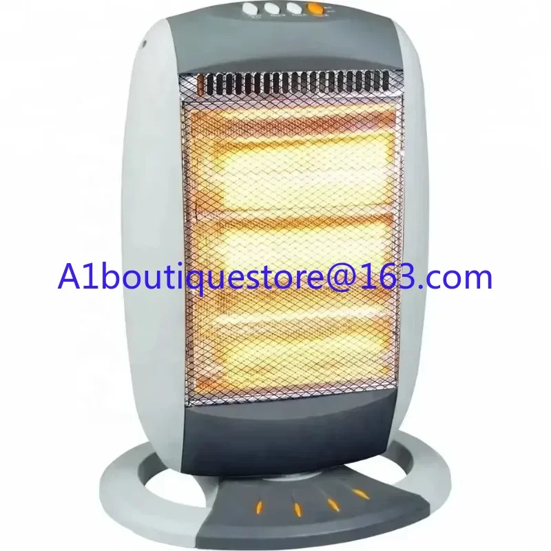 Home Office 1200W Overturn Protection Wide Angle Heat Reflector Power Indicator Electric Infrared Heater