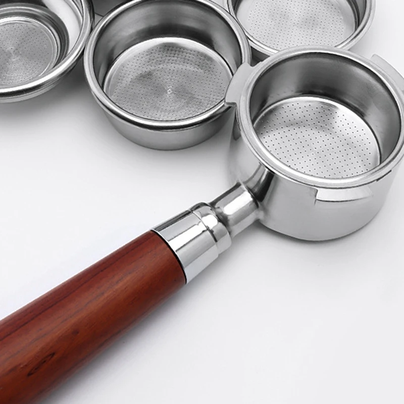 Precision High Extraction Coffee Filter Basket, Stainless Steel Espresso Filter Basket For Bottomless Portafilter-A22G