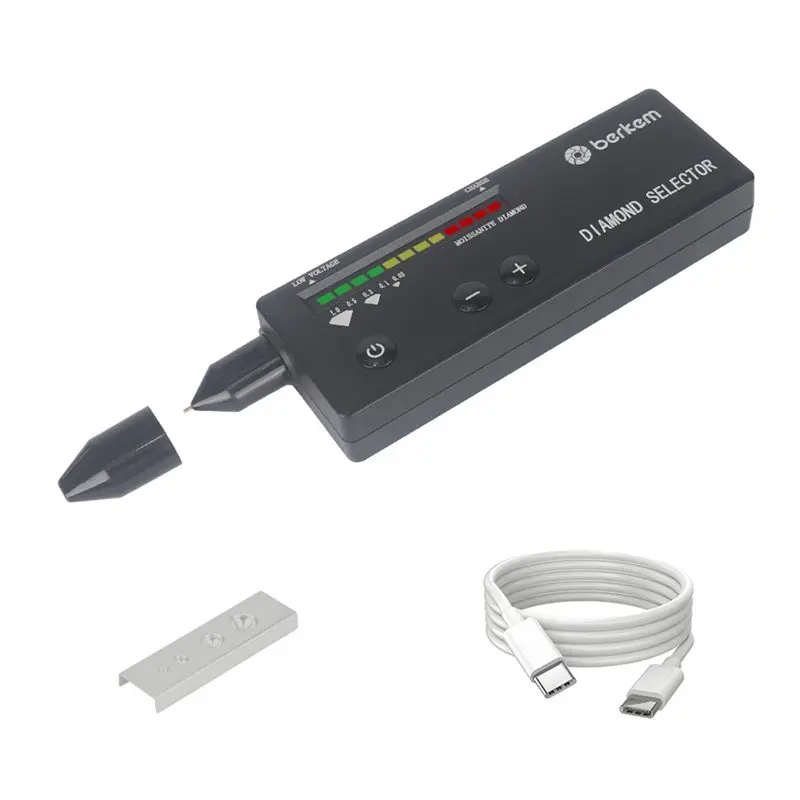 A95D-Rechargeable UV Light Diamond Tester Pen Professional Electronic Jewelry Gem Selector Analyzer For Novice And Expert